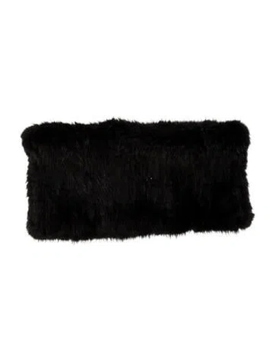 Pre-owned Fur Mink Head Band In Brown