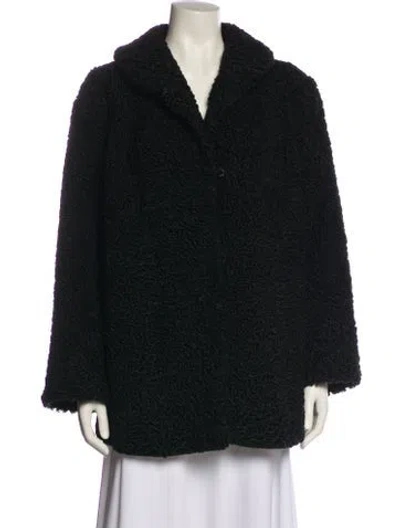 Pre-owned Fur Persian Lamb Jacket In Black