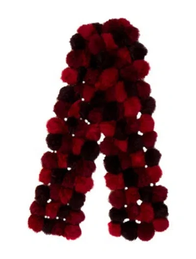 Pre-owned Fur Rabbit  Scarf