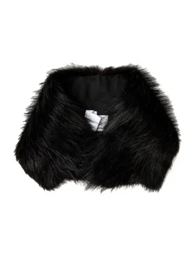 Pre-owned Fur Scarf In Brown