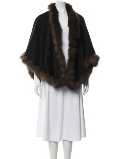 Pre-owned Fur Scarf In Multi