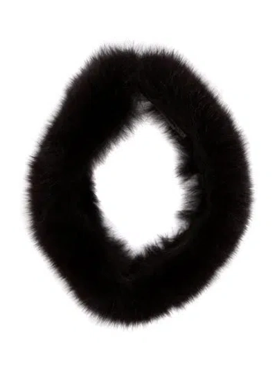 Pre-owned Fur Snood In Black