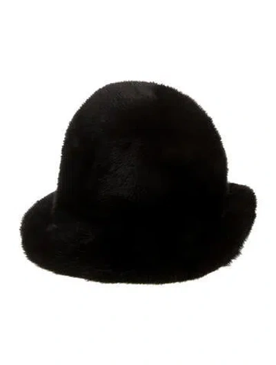 Pre-owned Fur Top Hat In Brown