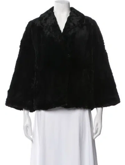 Pre-owned Fur Unbranded  Jacket In Black