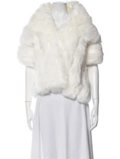 Pre-owned Fur Unbranded  Jacket In Neutrals