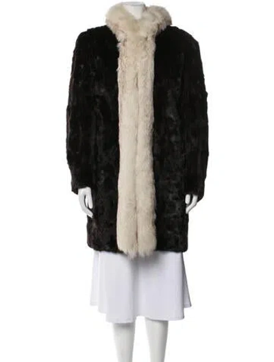 Pre-owned Fur Unbranded Mink  Coat In Black