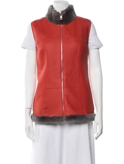 Pre-owned Fur Vest In Multicolor