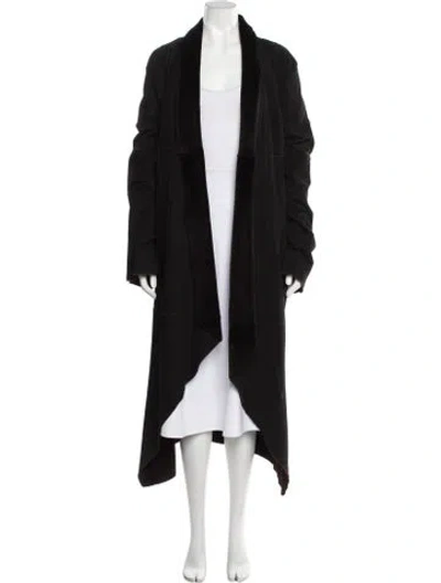 Pre-owned Fur Vintage Coat In Black