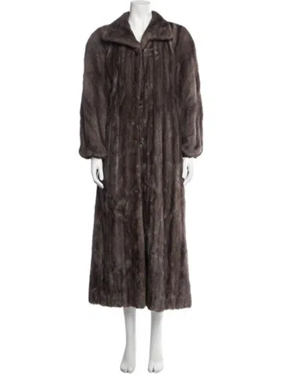 Pre-owned Fur Vintage   Jacket In Brown