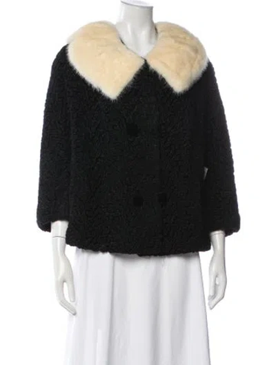 Pre-owned Fur Vintage  Jacket In Black