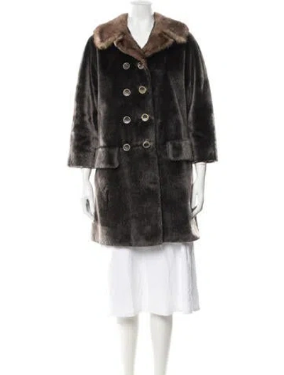 Pre-owned Fur Vintage  Jacket In Black
