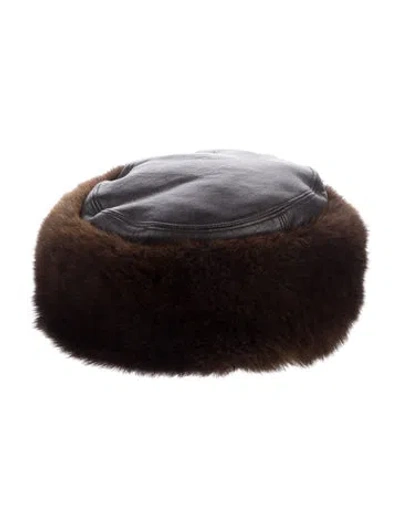 Pre-owned Fur Vintage Hat In Brown
