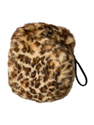 Pre-owned Fur Vintage Mink Arm Sleeve Warmer In Neutral