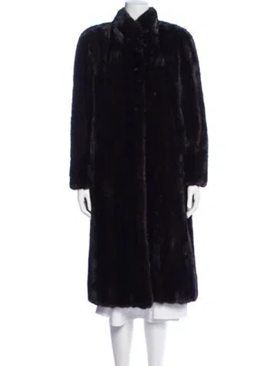Pre-owned Fur Vintage Mink  Coat In Brown
