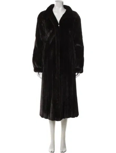Pre-owned Fur Vintage Mink  Coat In Brown
