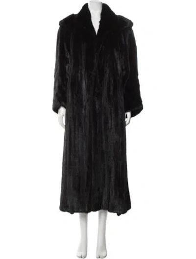 Pre-owned Fur Vintage Mink  Coat In Brown