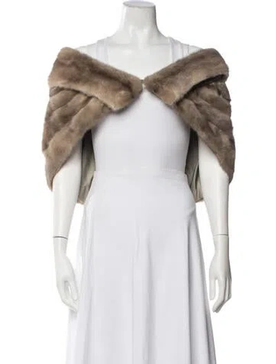 Pre-owned Fur Vintage Mink Sweater In Neutrals
