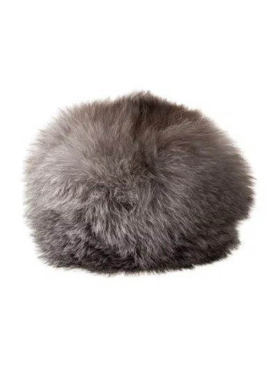 Pre-owned Fur Winter Hat In Brown/neutrals