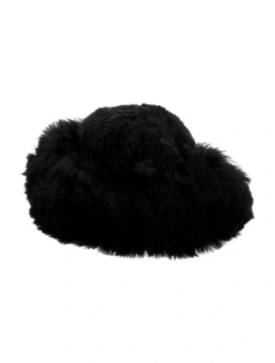 Pre-owned Fur Womens' Hat In Black