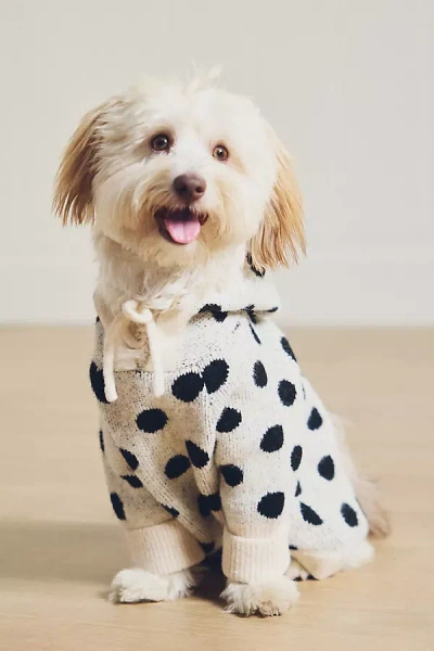 Furb Venice Hooded Pet Sweater In Sand