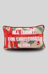 Furbish All I Want Needlepoint Pillow In Red