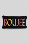 Furbish Boujee Hook Pillow In Black