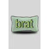 Furbish Brat Needlepoint Pillow In Green