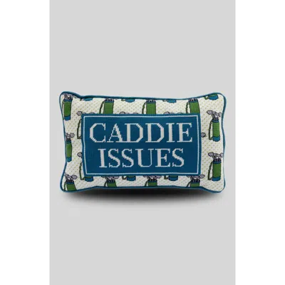 Furbish Caddie Issues Needlepoint Pillow