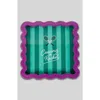 Furbish Causing A Racket Lacquer Tray In Multi