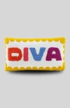 Furbish Diva Pillow In Multi
