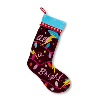 Furbish Embroidered Stocking In All Is Bright
