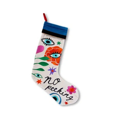 Furbish Embroidered Stocking In No Peeking