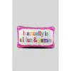 Furbish Fun And Games Needlepoint Pillow In Multi