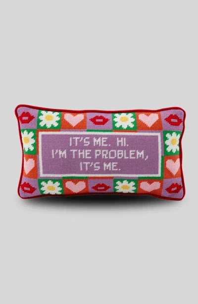 Furbish It's Me Needlepoint Pillow In Animal Print