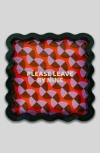 Furbish Leave By Nine Lacquer Tray In Multi