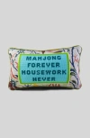 Furbish Mahjong Needlepoint Pillow