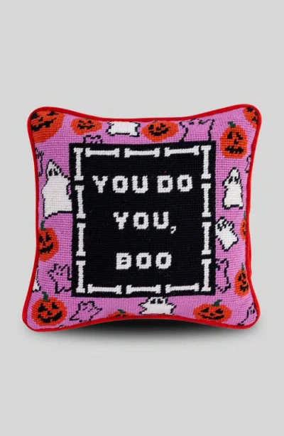 Furbish Needlepoint Pillow In Multi