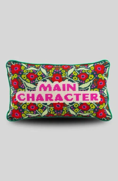 Furbish Needlepoint Pillow In Multi