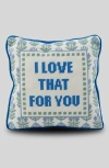 Furbish Needlepoint Pillow In Multi