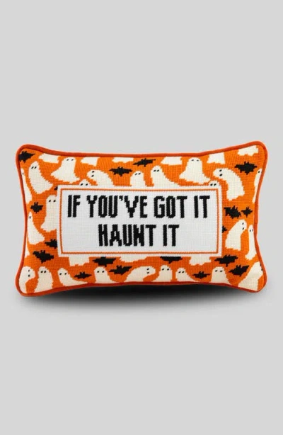 Furbish Needlepoint Pillow