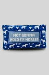 Furbish Needlepoint Pillow In Blue