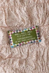 Furbish Needlepoint Throw Pillow By  In Light Blue At Urban Outfitters