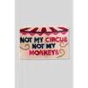 Furbish Not My Circus Bath Mat In Multi
