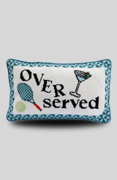 Furbish Overserved Needlepoint Pillow