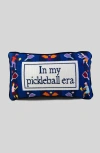 Furbish Pickleball Era Needlepoint Pillow In Blue
