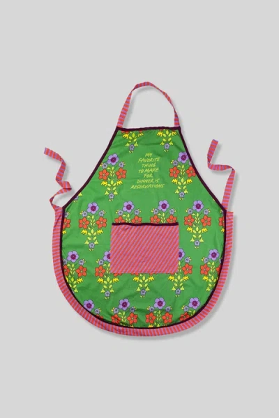 Furbish Reservations Apron In Green