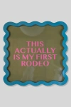 Furbish Rodeo Large  Lacquer Tray In Multi