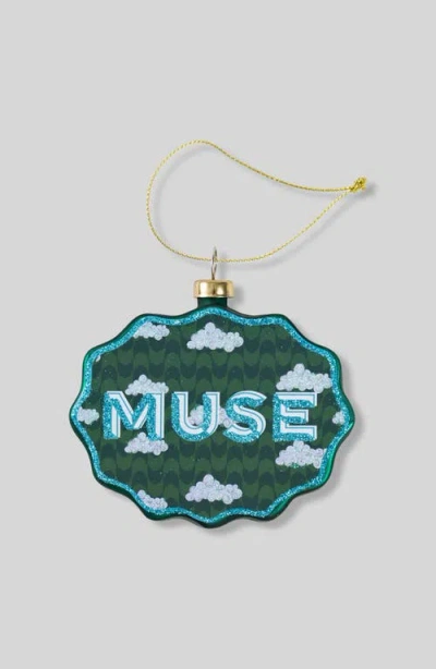 Furbish Scallop Ornament In Green