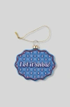Furbish Scallop Ornament In Blue