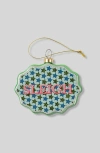 Furbish Scallop Ornament In Green
